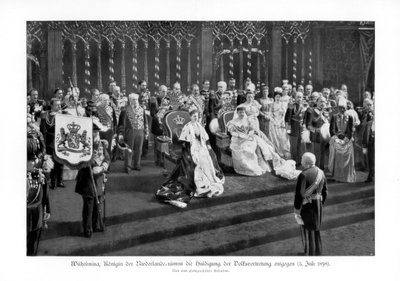 荷兰的威廉敏娜（Wilhelmina），1880-1962年，1898年7月5日，1900年 作者 不明