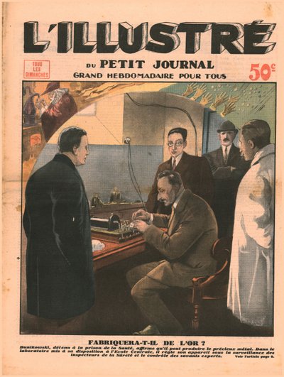 他会在1932年制造黄金。 作者 不明