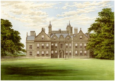 德比郡威尔斯利·霍尔（Willesley Hall），劳登伯爵的住所，建于1880年 作者 不明
