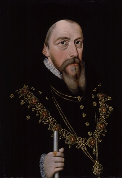威廉·塞西尔（William Cecil），第一任伯格利男爵（1521-1598），1572年后 作者 不明