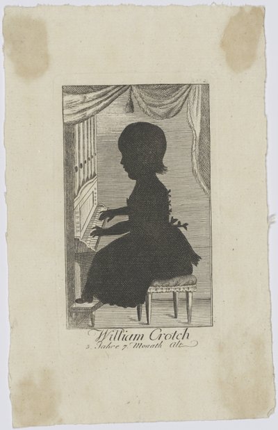 威廉·克罗奇（William Crotch）1775-1847，作为孩子，大约1778年。 作者 不明