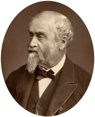 威廉·哈里森·安斯沃思（William Harrison Ainsworth），作家，1881年 作者 不明