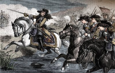 威廉三世。在波恩（Boyne），1690年，约1880年。 作者 不明