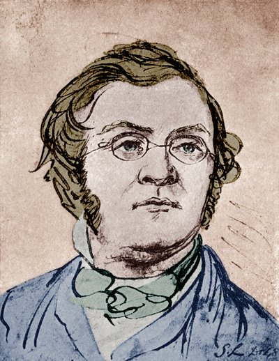 威廉·梅克皮斯·萨克雷 - 1811-1863 年。 英国小说家。 《名利场》和其他流行小说的作者。 (William Makepeace) 英国小说家 - 1811 年 7 月 18 日至 1863 年 12 月 24 日。 作者 不明