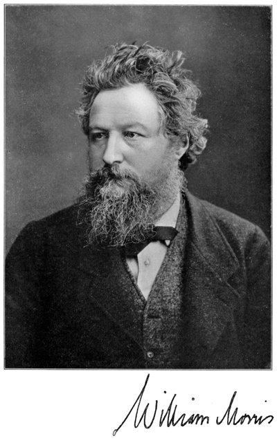 威廉·莫里斯（William Morris），十九世纪的英国艺术家，作家，社会主义者和激进主义者，1901年 作者 不明