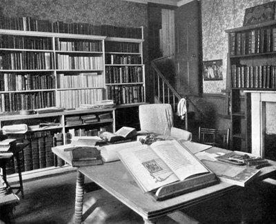 威廉·莫里斯（William Morriss）研究，凯姆斯科特庄园，牛津郡凯姆斯科特，1901年 作者 不明