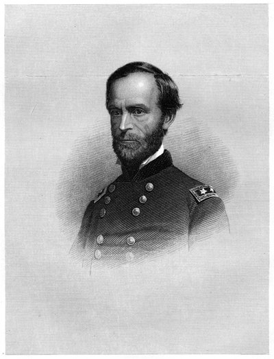 威廉·特库姆舍·谢尔曼（William Tecumseh Sherman），美国士兵，商人，教育家和作家，1872年 作者 不明