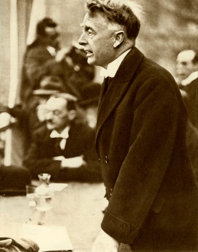 威廉·托马斯·科斯格雷夫（William Thomas Cosgrave），1922年，1935年在爱尔兰都柏林发表演讲。 作者 不明