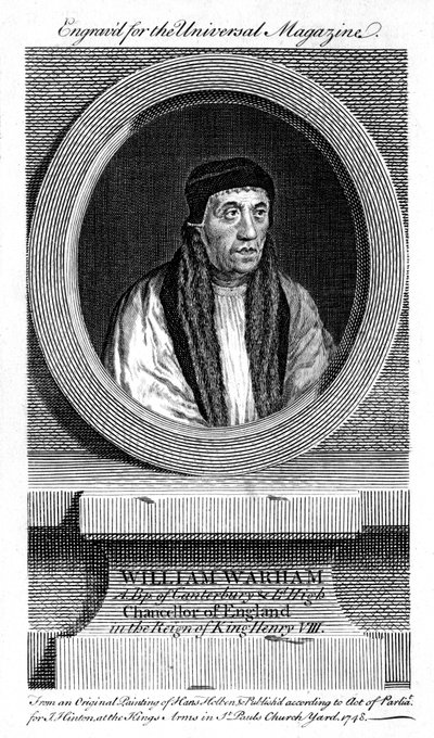 威廉·沃勒姆（William Warham），坎特伯雷大主教，1748年 作者 不明