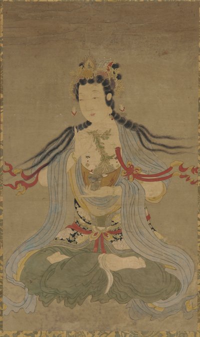 柳枝观音，明朝时期，17世纪。 作者 不明
