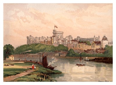 温莎城堡，1880年 作者 不明
