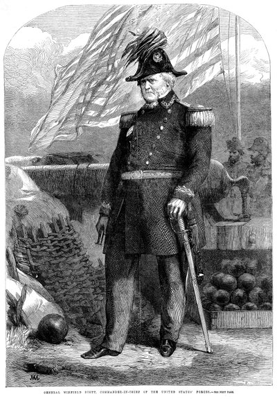 温菲尔德·斯科特（Winfield Scott），美国士兵，1861年 作者 不明