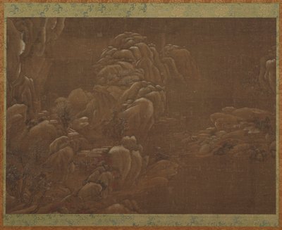 冬日风景，明或清代，15-18世纪。 作者 不明