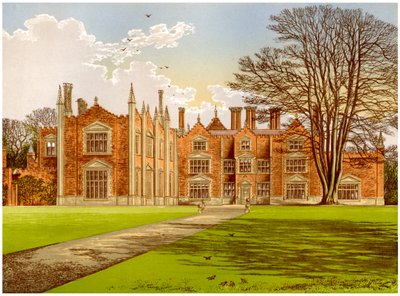坎特伯雷子爵的故乡诺福克郡（Witchingham Hall），建于1880年 作者 不明
