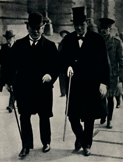与戴维·劳埃德·乔治（David Lloyd George），1917年，1945年。 作者 不明