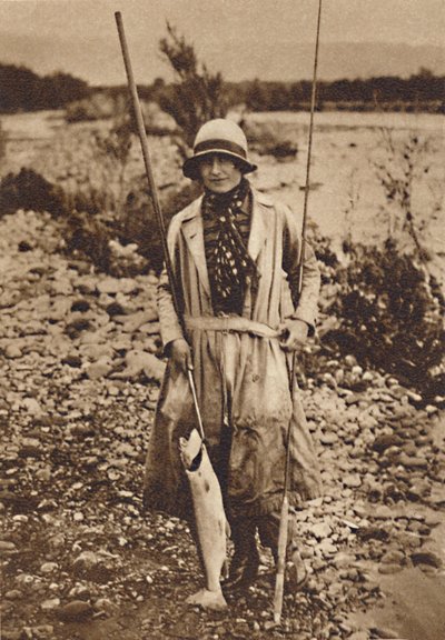 1937年，在新西兰Tokanu捕捞 作者 不明