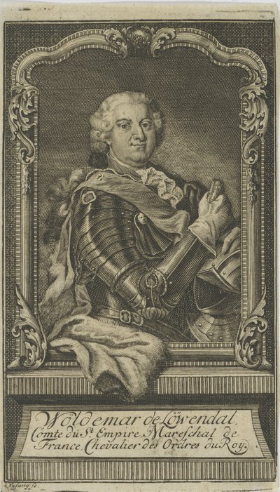 沃尔德玛·弗赖海尔·冯·洛文达尔（1660-1740），1748年之前。 作者 不明