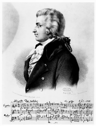 沃尔夫冈·阿马德迪斯·莫扎特（Wolfgang Amadeus Mozart）1756-1791，c1790 作者 不明