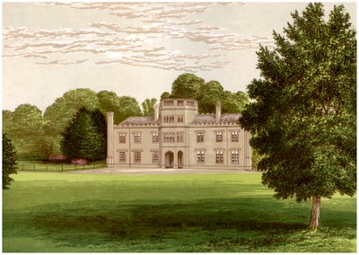 斯塔福德郡沃尔瑟利音乐厅（Wolseley Hall），巴洛特·沃尔瑟利（Baronet Wolseley）的住所，大约1880年 作者 不明