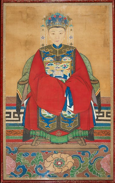 官员妻子打扮的女人，19世纪，1801 - 1900年 作者 不明