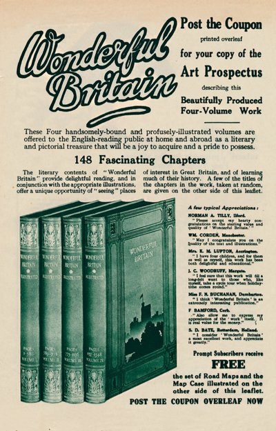 精彩的英国书籍广告，1935年 作者 不明