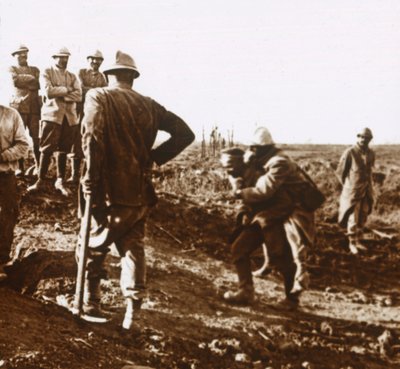 法国北部，高骑兵，受伤的士兵，c1914-c1918 作者 不明