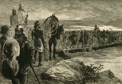 Xerxes Crossing the Hellespont，1890年。 作者 不明