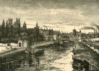 约克，来自Ouse，1898年。 作者 不明