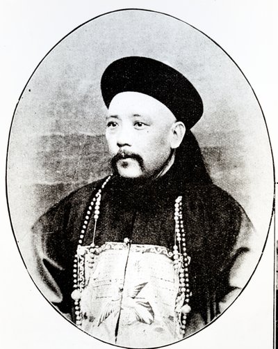 袁世凯任山东巡抚（1899-1902）（黑白照片）。 作者 不明