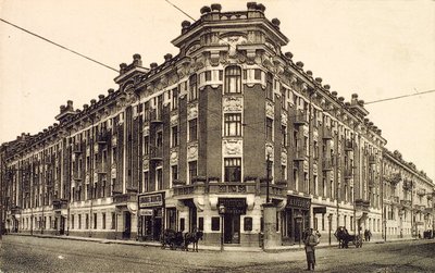 俄罗斯莫斯科Zubovskaya广场，1912年 作者 不明