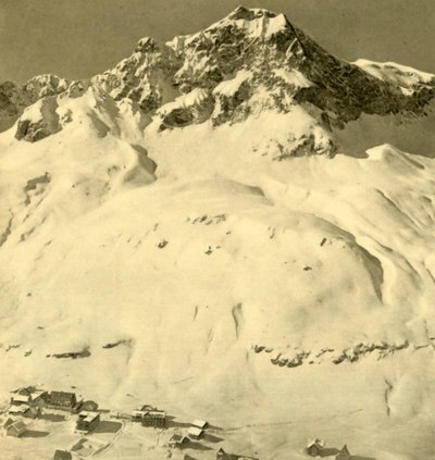 Zürs和Hasenfluh峰，奥地利福拉尔贝格州，建于1935年。 作者 不明