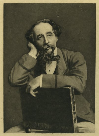 查尔斯狄更斯，赫伯特沃特金斯拍摄的照片（b.1828）（mezzotint） 作者 未知未知