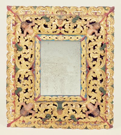 查理二世雕刻和画镜 作者 未知未知