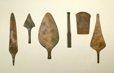 铜器具，Harappa，公元前2300-1750 作者 未知未知
