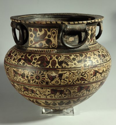 东希腊东方化恐龙，中野山羊风格，来自Cerveteri，公元前615年（陶器） 作者 未知未知