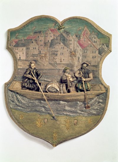 由Wolf Popp执行的刺绣公会标志，Passau，c.1574-5 作者 未知未知