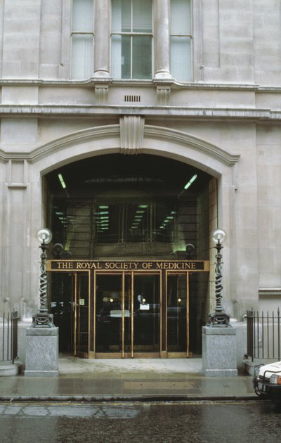 皇家医学会的外部，Wimpole St，伦敦W1 作者 未知未知