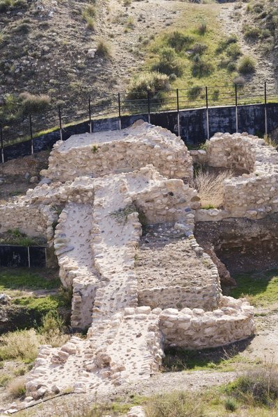 Gateway，barbican和部分城墙，Los Millares，靠近Santa Fe Mondujar（照片） 作者 未知未知