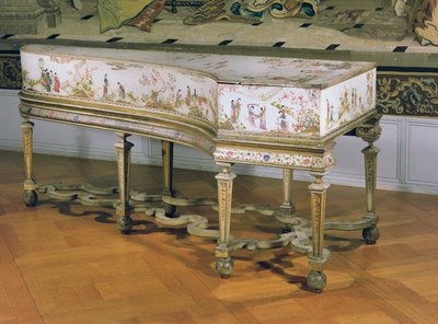 大戟，中国人在Dagly工作室的白色漆背景上的人物，可能是Gerard Dagly，1710 作者 未知未知