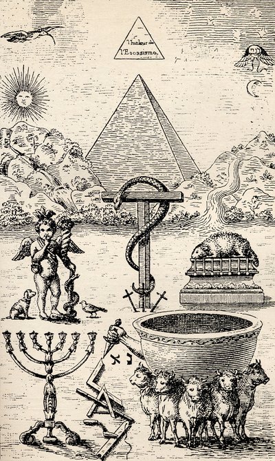 来自&39;The Freemason&39;的高度符号，由Eugen Lennhoff于1932年出版 作者 未知未知