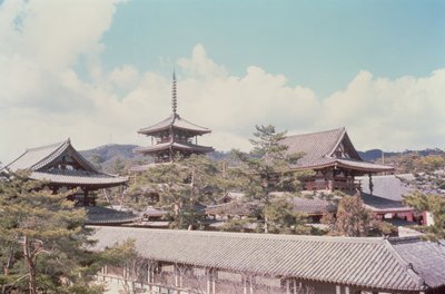 日本奈良县法隆寺，建于公元607年 作者 未知未知