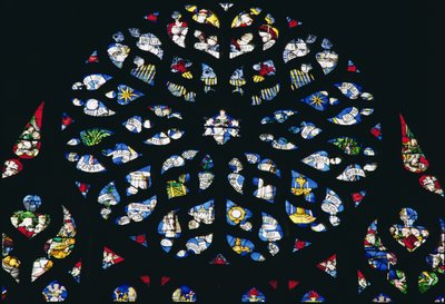 北玫瑰窗描绘了16世纪圣母玛利亚的Litany 作者 未知未知