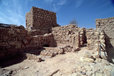 堡垒宫殿的遗骸，由希律王大帝（公元前73-4）c.37-31建造 作者 未知未知