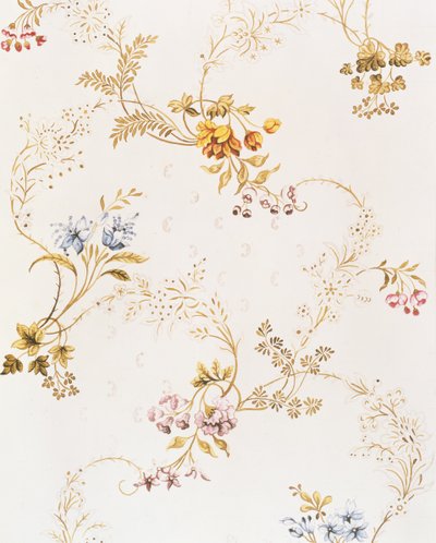 洛杉矶不对称花卉设计，Anna Maria Garthwaite，1744年 作者 未知未知