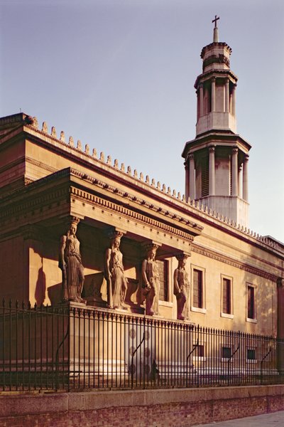 圣潘克拉斯教堂1819-22，查尔斯弗雷德里克因伍德（1798-1840），伦敦，英国 作者 未知未知