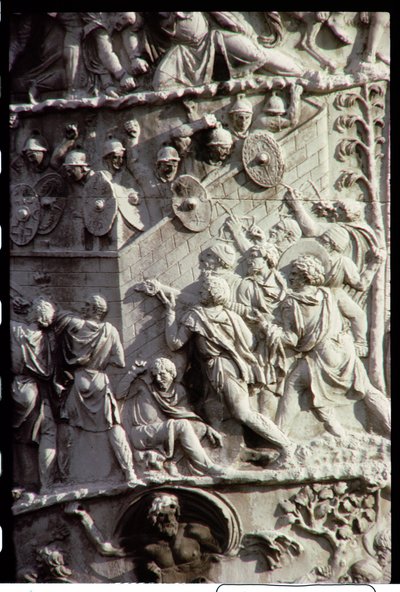 Trajans Column，旨在庆祝Dacians的胜利，可能由大马士革的Apollodorus设计，公元113年（详情） 作者 未知未知