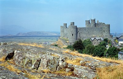Harlech城堡，Gwynedd，北威尔士看法 作者 未知未知