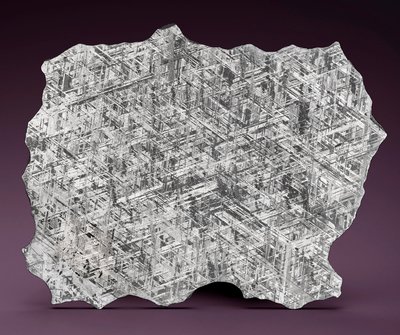 纳米比亚大纳马土地基遍的大型基遍陨石切片（铁，细八面体） 作者 不明