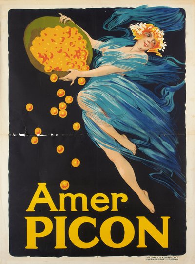 开胃酒广告海报Amer Picon 作者 Unbekannt