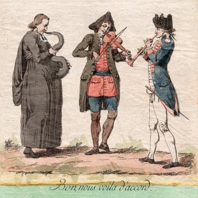 好了，我们没事了，法国，约 1789 年（雕刻） 作者 未知艺术家